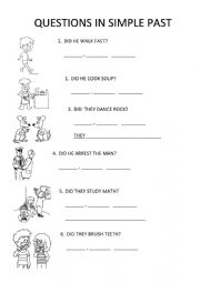 QUESTIONS IN SIMPLE PAST