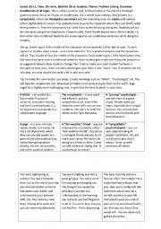 Conditionals - Whole class role play