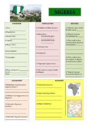 English Worksheet: Nigeria - Cultural facts