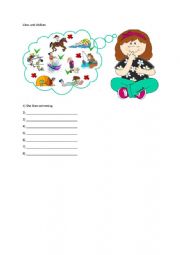 English Worksheet: Likes and dislikes