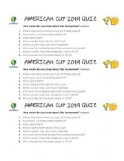 AMERICAN CUP BRAZIL 2019