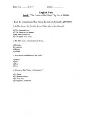 English Worksheet: Test Book 