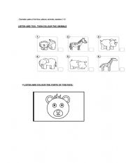 English Worksheet: Animals