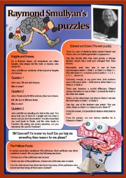 English Worksheet: BRAIN TEASERS + KEY