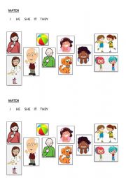 English Worksheet: personal pronouns
