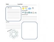 English Worksheet: Travel Journal