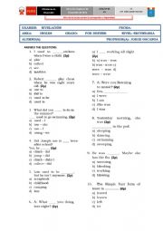 English Worksheet: ENGLISH TEST