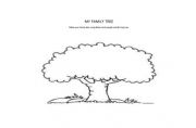 English Worksheet: MY FAMILY TREE