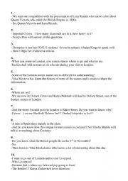 English Worksheet: Few ideas for presentation 