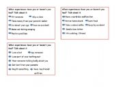English Worksheet: Have you ever cards 1