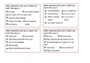 English Worksheet: Have you ever cards 2