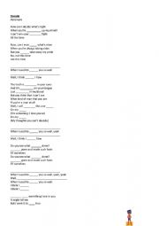 English Worksheet: Song Activity - Paramore