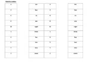 English Worksheet: NUMBERS 1 TO 10