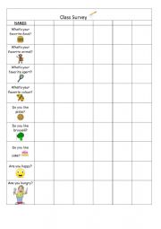 Class Survey