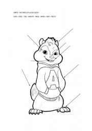 English Worksheet: Alvin and the chipmunks