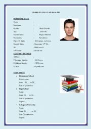 English Worksheet: How to do a ressume