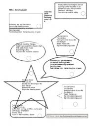 English Worksheet: QUEEN DANCING SONG