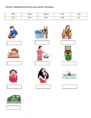 basic verbs worksheet