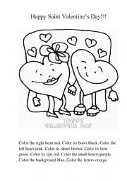 English Worksheet: Happy Saint Valentines Day!!!