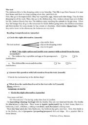 English Worksheet: 7th Full test2