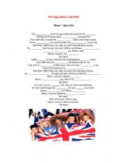 English Worksheet: Mama_song Spice girls