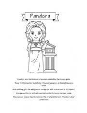 English Worksheet: The pandoras box