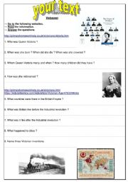 English Worksheet: Webquest on Victorian Britain