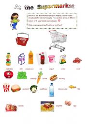 English Worksheet: food