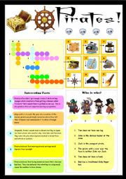 English Worksheet: Pirates