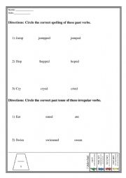 Verb+ed Quiz