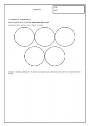 English Worksheet: Colors of the Rainbow