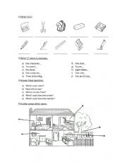 English Worksheet: Revision