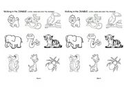 English Worksheet: Jungle animals