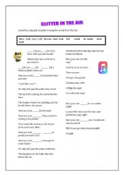 English Worksheet: Present Perfect  Song 