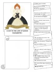 English Worksheet: Present simple routines
