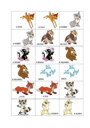 Bambi memory game