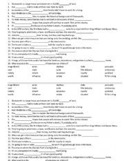 Headway Pre-intermediate 4th-Living in a stately home, vocabulary