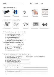English Worksheet: Have got and possessions