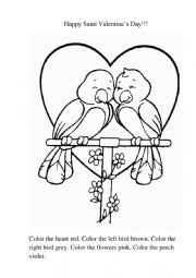 English Worksheet: Happy Saint Valentines Day!!!