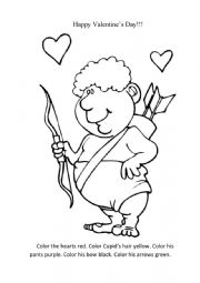 English Worksheet: Happy Saint Valentines Day!!!