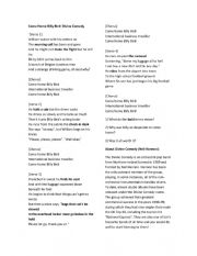 English Worksheet: SONG: Come Home Billy Bird (travel vocabulary)