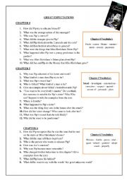 English Worksheet: Great Expectations Stage 5 Oxford Chapter 4-5-6 Questions