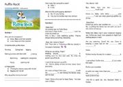 English Worksheet: (NETFLIX ACCOUNT REQUIRED) Elementary listening - Puffin Rock cartoon with key