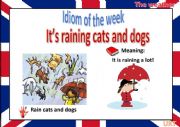 Weather idioms part 1