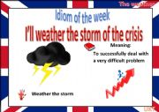 Weather idioms part 2