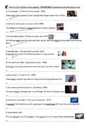 English Worksheet: 007 gadgets passive voice