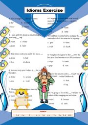 English Worksheet: Idiom