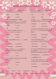 English Worksheet: idiom