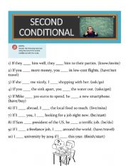 English Worksheet: WSLH-SECOND CONDITIONAL