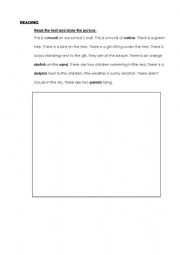 English Worksheet: there is there are